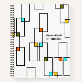 世紀中頃の長方形 ノートブック