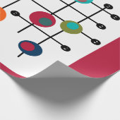 世紀中頃の長方形 ラッピングペーパー (角)