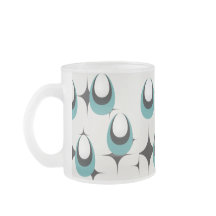 世紀中頃の青い形モダン