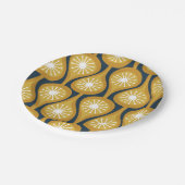 世紀中頃モダンの原子滴カラシ ペーパープレート (アングル)