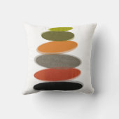 世紀中頃モダンの枕楕円のパターン#70 クッション (裏面)