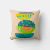 世紀中頃モダンの枕楕円のパターン#75 クッション (正面)