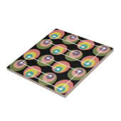 世紀中頃数々のの円色 タイル (側面)