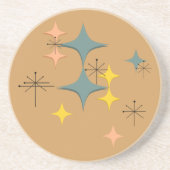 世紀半ばのカスタムなモダンなEamesの原子スターバスト コースター (正面)