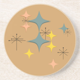 世紀半ばのカスタムなモダンなEamesの原子スターバスト コースター