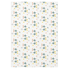 世紀半ばのカスタムなモダンなEamesの原子スターバスト テーブルクロス