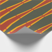 世紀半ばのクリスマスモダン ラッピングペーパー (角)