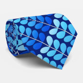 世紀半ばのデンマークの葉、海軍およびコバルトブルー ネクタイ (ロール)