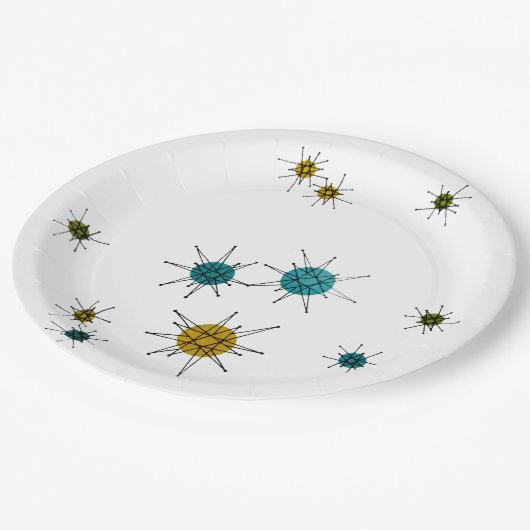 世紀半ばのフランシスコ会のスターバストII ペーパープレート (アングル)