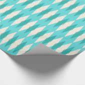 世紀半ばのモダンでアーガイル柄のな包装紙 ラッピングペーパー (角)