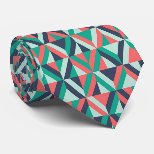 世紀半ばのモダンで幾何学的なパターン ネクタイ (ロール)