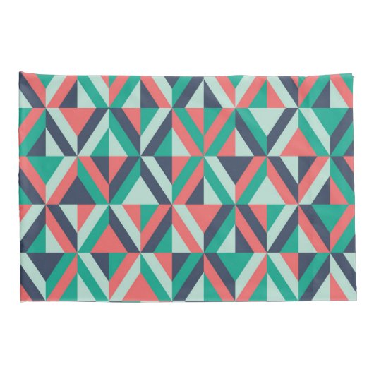 世紀半ばのモダンで幾何学的なパターン 枕カバー (裏面-右)