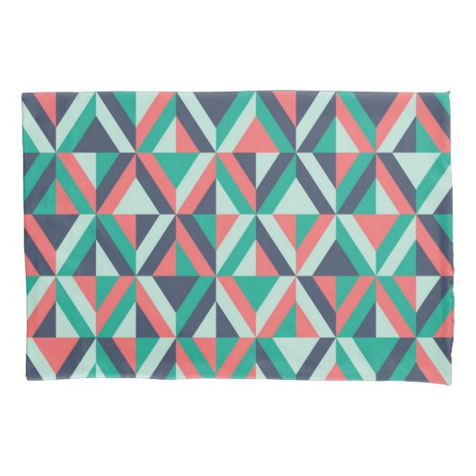 世紀半ばのモダンで幾何学的なパターン 枕カバー (正面左)