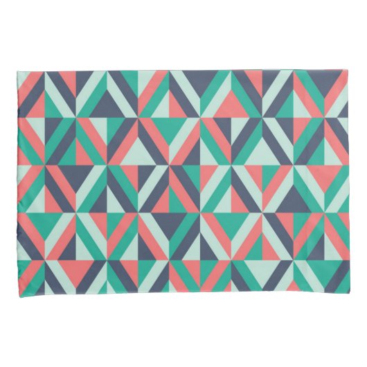 世紀半ばのモダンで幾何学的なパターン 枕カバー (正面右)