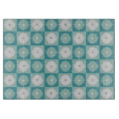 世紀半ばのモダンで幾何学的な花のまな板 カッティングボード (正面)