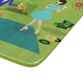 世紀半ばのモダンなカップルのまな板 カッティングボード (角)