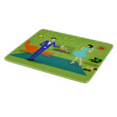 世紀半ばのモダンなカップルのまな板 カッティングボード (角)