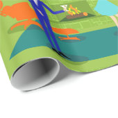 世紀半ばのモダンなカップルの包装紙 ラッピングペーパー (ロールコーナー)