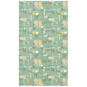 世紀半ばのモダンなグラフィック・デザインのテーブルクロス テーブルクロス