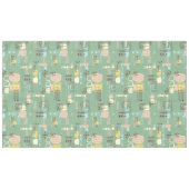 世紀半ばのモダンなグラフィック・デザインのテーブルクロス テーブルクロス (正面(横))