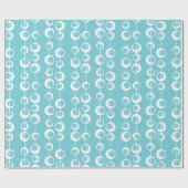 世紀半ばのモダンなスタイルの開いた泡 ラッピングペーパー (フラット)