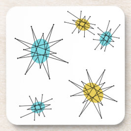 世紀半ばのモダンなスタイル、原子スターバスト コースター