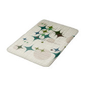 世紀半ばのモダンなスターバストおよび地球 バスマット (アングル)