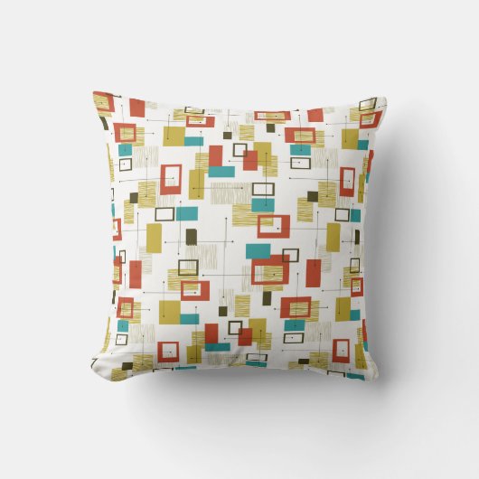 世紀半ばのモダンなデザインの枕 クッション (正面)