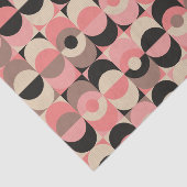 世紀半ばのモダンなピンクパターン 薄葉紙 (詳細)