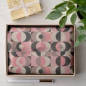 世紀半ばのモダンなピンクパターン 薄葉紙 (ギフト)