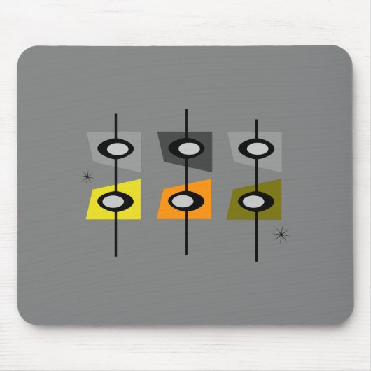 世紀半ばのモダンなマウスパッド マウスパッド (正面)
