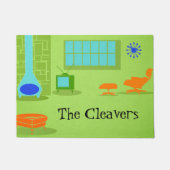 世紀半ばのモダンなレトロのドア・マット ドアマット (正面)