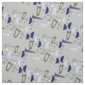 世紀半ばのモダンな半月型のデザインの生地12 ファブリック (見本)