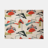 世紀半ばのモダンな原子移動式ドア・マット ドアマット (正面)