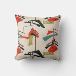 世紀半ばのモダンな原子移動式生地の枕 クッション