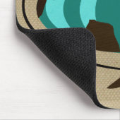 世紀半ばのモダンな地球の芸術のマウスパッド マウスパッド (コーナー)