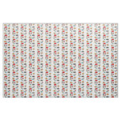 世紀半ばのモダンな宇宙時代の楕円形 ファブリック (ヤード)