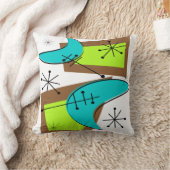 世紀半ばのモダンな枕原子6 クッション (ブランケット)