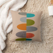 世紀半ばのモダンな枕楕円形パターン#61 クッション (ブランケット)