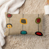 世紀半ばのモダンな枕長方形および円3 ランバークッション (ブランケット)