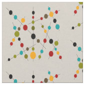 世紀半ばのモダンな泡および棒の生地 ファブリック (クローズアップ)