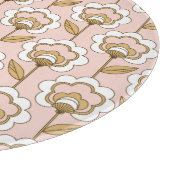 世紀半ばのモダンな花パターン カッティングボード (角)