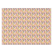 世紀半ばのモダンな花模様 テーブルクロス (正面(横))