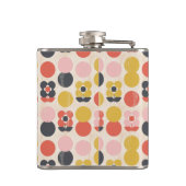 世紀半ばのモダンな花模様 フラスク (裏面)