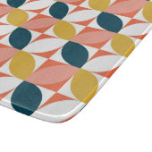 世紀半ばのモダンな葉パターン カッティングボード (角)