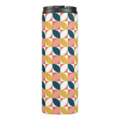 世紀半ばのモダンな葉パターン タンブラー (裏面)