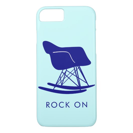 世紀半ばのモダンなEamesのロッキングチェアの電話箱 Case-Mate iPhoneケース (裏面)
