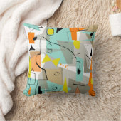 世紀半ばのモダンの刺激を受けたな枕#102 クッション (ブランケット)