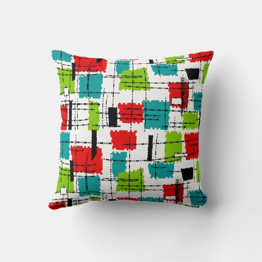 世紀半ばのモダンの刺激を受けたな枕#738 クッション (裏面)