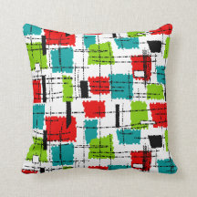 世紀半ばのモダンの刺激を受けたな枕#738